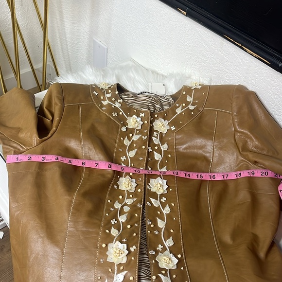 DAVID RODRIGUEZ LEATHER & SHELL VINTAGE JACKET - Picture 9 of 11